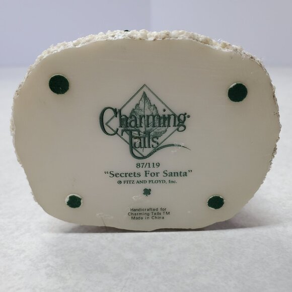 Charming Tails Secrets For Santa Figurine Christmas Collectible - Picture 10 of 10